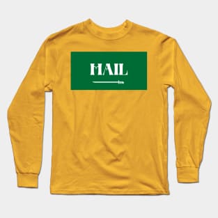 Hail City in Saudi Arabian Flag Long Sleeve T-Shirt